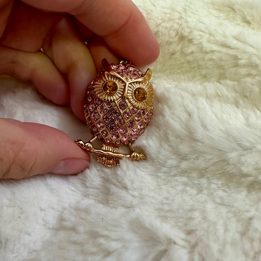 Betsey Johnson owl necklace